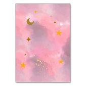 Numéro De Table Tableau de siège Twinkle Twinkle Little Star Rose (Dos)