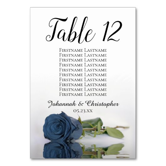 Numéro De Table Tableau de sièges Mariage en acier bleu Dusty (Par défaut)