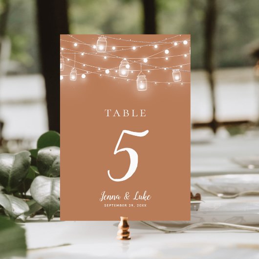 Numéro De Table Tableau Mariage à double face Nu