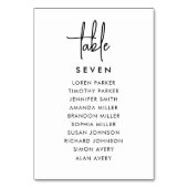 Numéro De Table Tableau Mariage moderne (Par défaut)