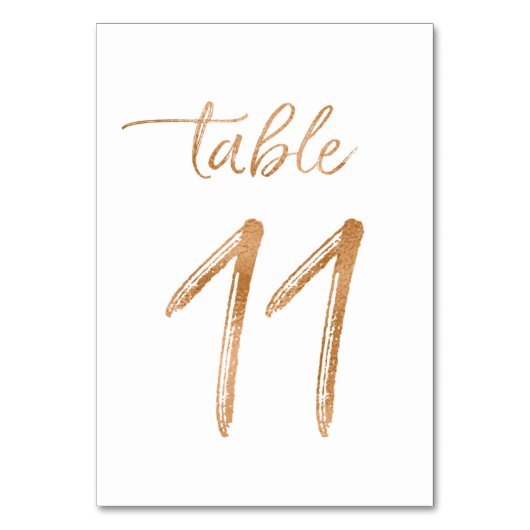 Numéro De Table Tableau no 11 (Par défaut)