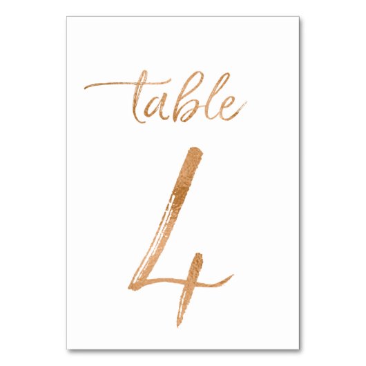 Numéro De Table Tableau no 4 (Par défaut)