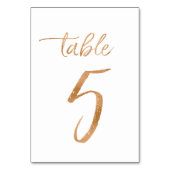 Numéro De Table Tableau no 5 (Par défaut)