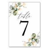Numéro De Table Tableau vert n° 6 (Par défaut)