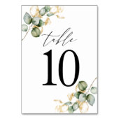 Numéro De Table Tableau vert numéro 10 (Par défaut)