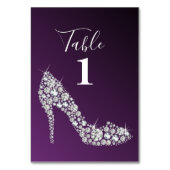 Numéro De Table talons hauts diamants pailletés élégants (Par défaut)