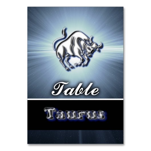 Numéro De Table Taurus (Par défaut)