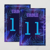 Numéro de table téléchargeable pour une fête Fun N (Devant / Derrière)