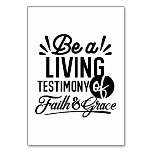 Numéro De Table Témoignage Vivant Citation Biblique Motivation Chr