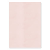 Numéro De Table Thème fleur sauvage (Dos)