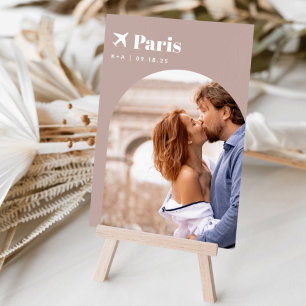 Numéro De Table Thème Voyage mariage Destination Photo & Nom