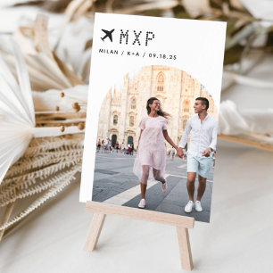 Numéro De Table Thème Voyage mariage Photo & Code d'aéroport