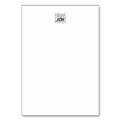 Numéro De Table Those Who Sow in Tears Shall Reap in Joy Quotes (Dos)