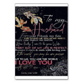 Numéro De Table To My Husband Letter | Best Father's Day Present | (Par défaut)