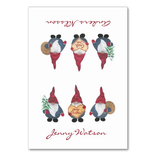 Numéro De Table Tomten Folten Table Card (Par défaut)