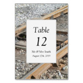 Numéro De Table Traces ferroviaires (Par défaut)
