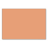 Numéro De Table Tranquil Peach Minimalist Table Sign (Dos)