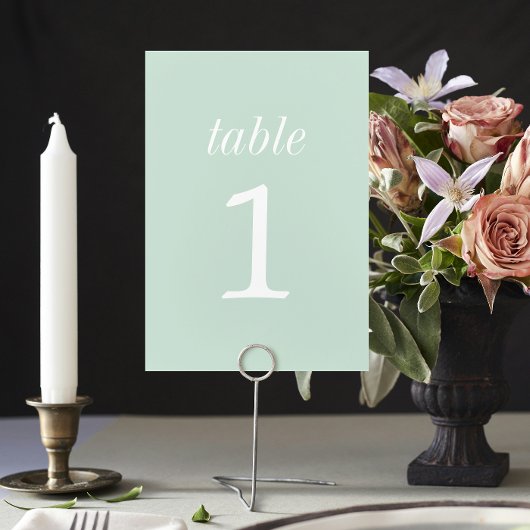 Numéro De Table True Simplicité 2 Mariage de la table Numéro
