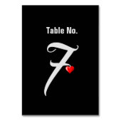 Numéro De Table Tuxedo Suit & Bride Mariage Silhouette (Par défaut)