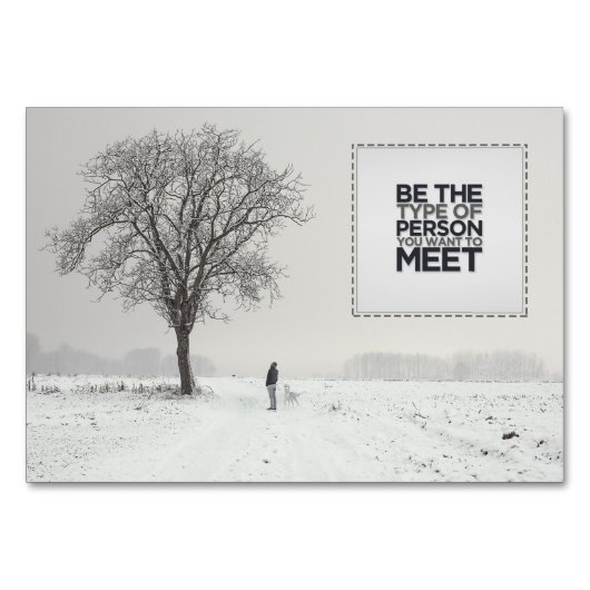 Numéro De Table Type de personne (Devant)