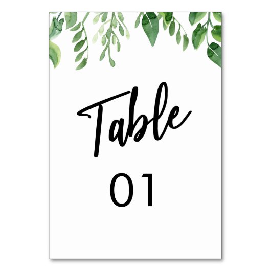 Numéro De Table Typographie d'écriture manuscrite décontractée de (Par défaut)