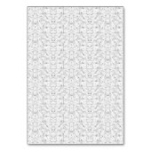 Numéro De Table Un motif texturé présentant des teintes blanches e (Dos)