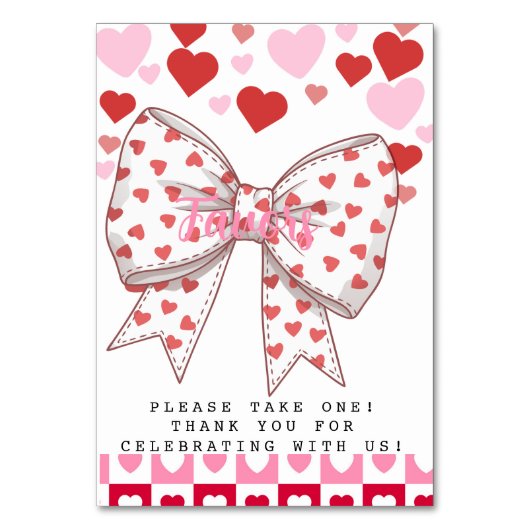 Numéro De Table Un Petit Bonheur (Dos)