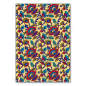 Numéro De Table Une pièce d'art textile vibrante avec du rouge aud (Dos)