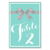 Numéro De Table Une Touche D'Argent Douche Bridal Centerpiece Part (Par défaut)