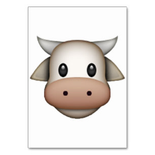 Numéro De Table Vache - Emoji