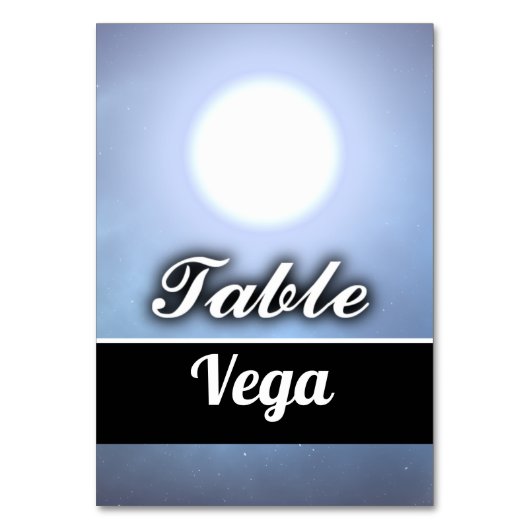 Numéro De Table Vega (Par défaut)