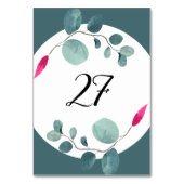 Numéro De Table Végétation Forêt sauvage Vibe (Dos)