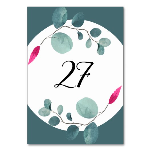 Numéro De Table Végétation Forêt sauvage Vibe (Par défaut)