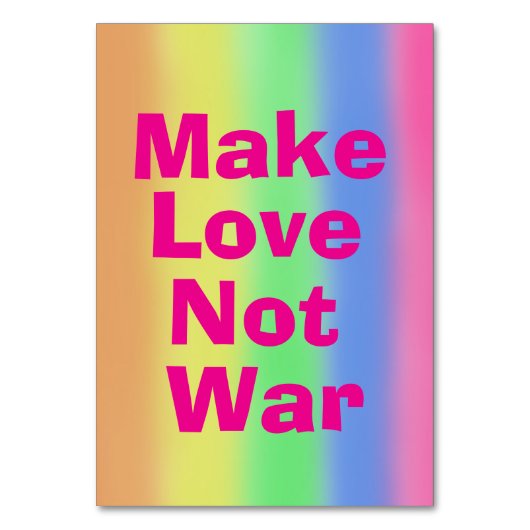 Numéro De Table ventilateur arc-en-ciel (Par défaut)