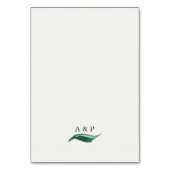 Numéro De Table Verdure Aquarelle Mariage botanique Insérer des ca (Dos)