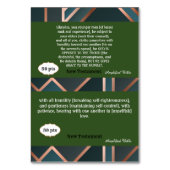 Numéro De Table Vert pour le jeu (Dos)