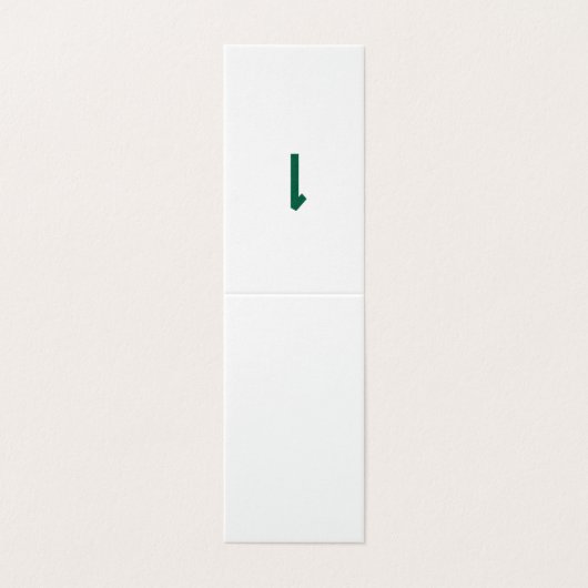 numéro de table verte (Outside Unfolded)