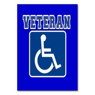 Numéro De Table Vétérinaire handicapé handicapé