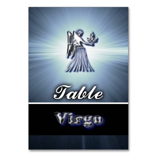 Numéro De Table Vierge (Dos)