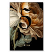 Numéro De Table Vieux Monde Peint Fleur Mariage (Par défaut)