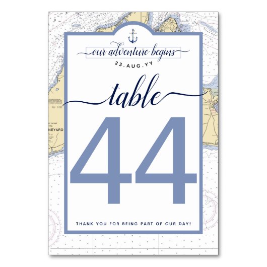 Numéro De Table Vignoble traditionnel de Martha | 40 ans (Par défaut)