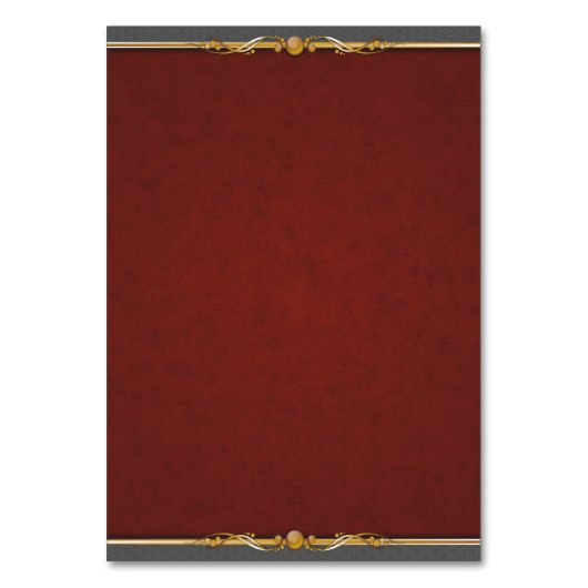 Numéro De Table Vintage (Dos)