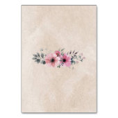 Numéro De Table Vintage (Dos)