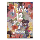 Numéro de table vintage (Dos)