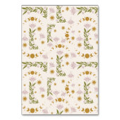 Numéro De Table Vintage Mariage botanique mystique (Dos)