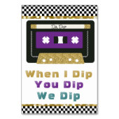 Numéro De Table Violet| Sarcelle | Symbole de plongée de la casett (Dos)