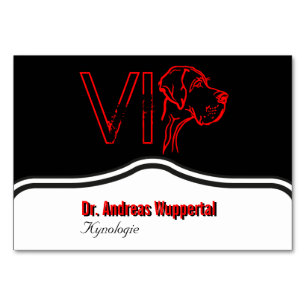 Numéro De Table VIP Doggen Tischkarten