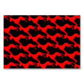 Numéro De Table VIP Doggen Tischkarten (Dos)