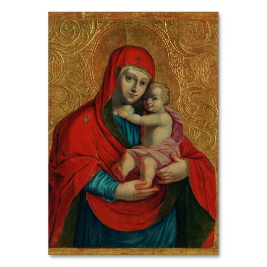 Numéro De Table Virgin Mary and Jesus Child by Jan Rombauer (Par défaut)