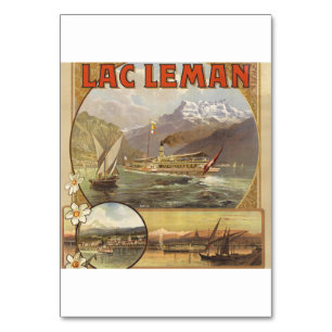 Numéro De Table Voyage au Lac Léman